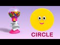 Learn Shapes with Color Gum Balls - Shapes Videos Collection for Children