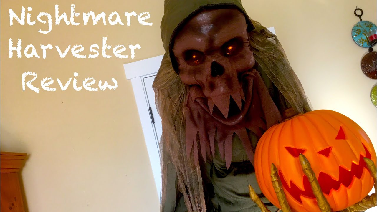 Nightmare Harvester Animatronic Review - Spirit Halloween 2018 - YouTube