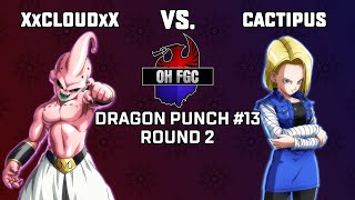 XxCLOUDxX vs. Cactipus - DPO #13 | Dragon Ball FighterZ Round 2