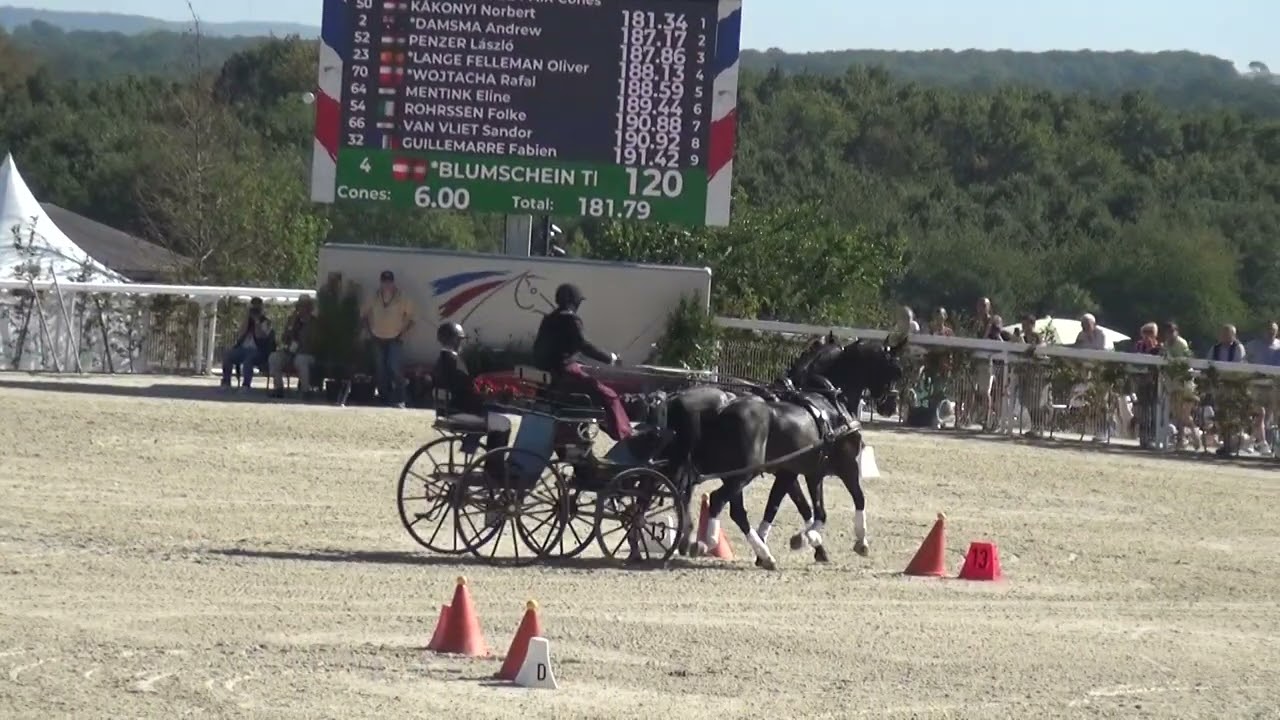 Thomas BLUMSCHEIN (AUT) FEI CH-M-AH2, Le Pin au Haras (France), cones, 1.10.2023