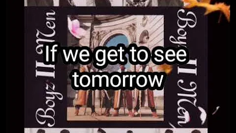 BOYZ II MEN - It's So Hard To Say Goodbye To Yesterday (lyric video)