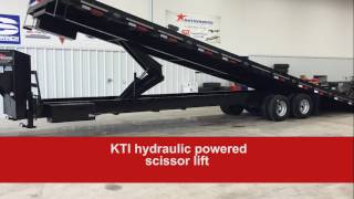 Custom 40-Foot Tilt Container Roll-Off Trailer