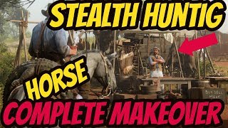 COMPLETE MAKEOVER + Horse Stealth Hunting ! Red Dead Online