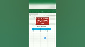Cara efektif membuat daftar hadir di excel #tipsexcel #short #excel #spreadsheet