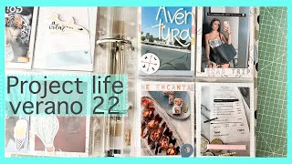 ÁLBUM DE VERANO☀️ -  Project life de Verano al COMPLETO -