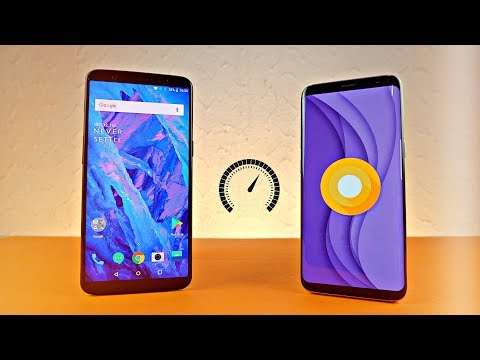 OnePlus 5T vs Galaxy S8 Android 8.0 Oreo - Speed Test!