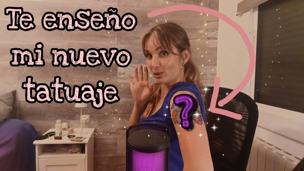 Te enseño mi nuevo tatuaje + anécdota ✨ASMR storytime show and tell