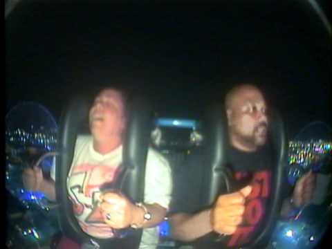 Parents scared to death on a ride while thier kids...