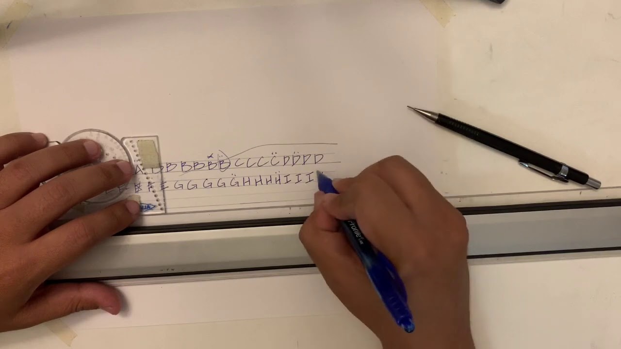 Arch 113 Lettering Tutorial - YouTube