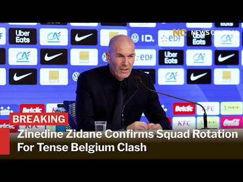 FULL PRESS CONFERENCE: Zinedine Zidane Confirms Squad Rotation For Tense Belgium Clash | AD1F