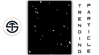 Trending White Particles Black Screen | Black Screen Template | Trending Particles | Spark Tutorials