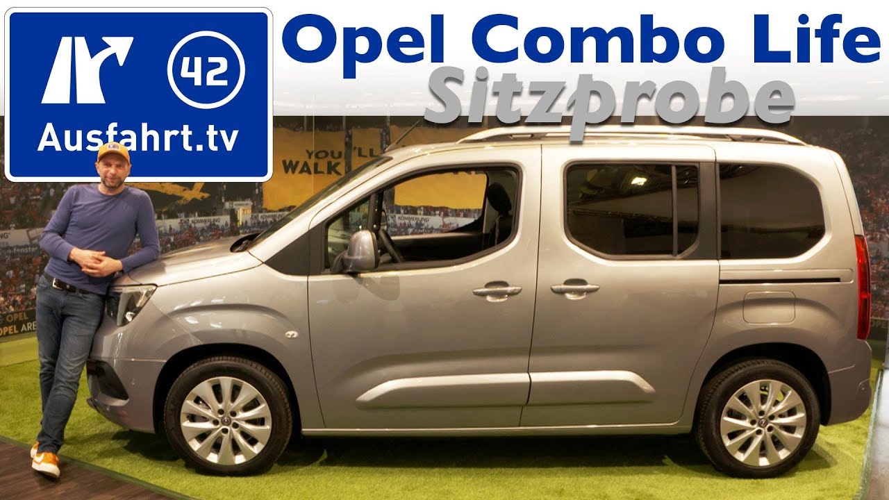 18 Opel Combo Life Sitzprobe Erster Eindruck Weltpremiere Youtube