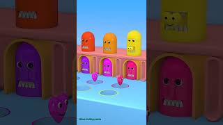 Crazy Monster Colors Animation 🚗 Fun Kids Video