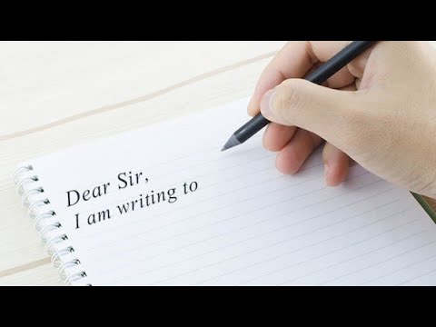 فيديو: كيف تكتب رسالة إلى إنجلترا