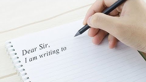 منهجية كتابة رسالة رسمية(شرح + نموذج تطبيقي+نصائح )