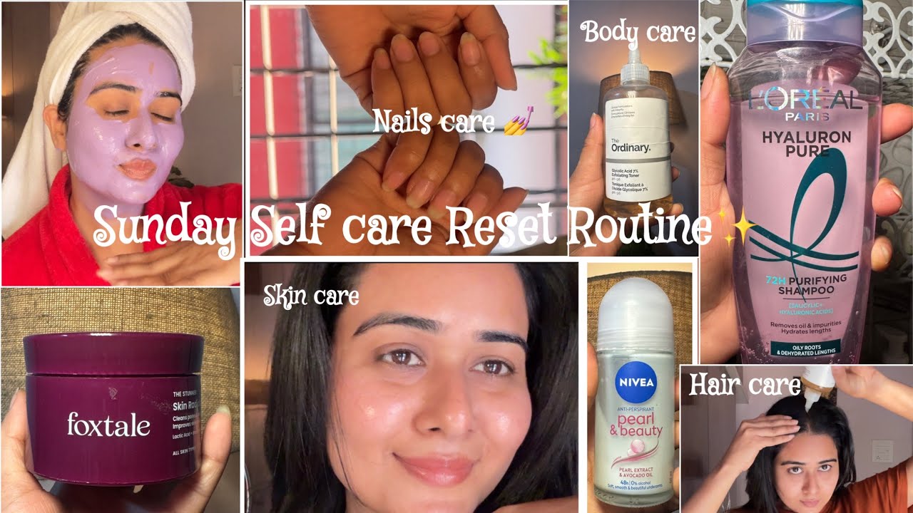 Моя воскресная программа ухода за собой 🧖‍♀️ | Уход за волосами, кожей, телом и ногтями