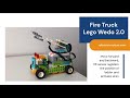 Lego Wedo 2.0 Fire Truck
