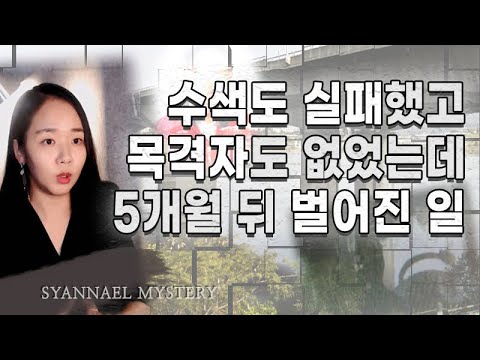 (미스터리) 수색도 실패했고 목격자도 없었는데 5개월 뒤 벌어진 일 | 강동대교 미스터리 | 샨나엘 | <strong>너사세</strong>