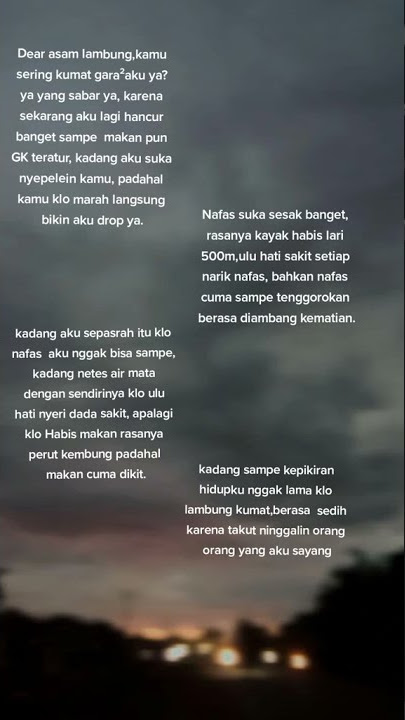 SEMANGAT PEJUANG ASAM LAMBUNG #sembuh #semangat #shorts