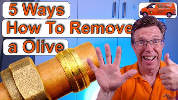 Hoe verwijder je een oude olijf? Vijf verschillende manieren om een ​​oude olijf van een pijp te ...