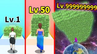 お金を稼ぎまくって最強のお金持ちになって幸せを手に入れるラン系広告のゲームやってみた結果... | スマホゲーム Success Runner 3D screenshot 5