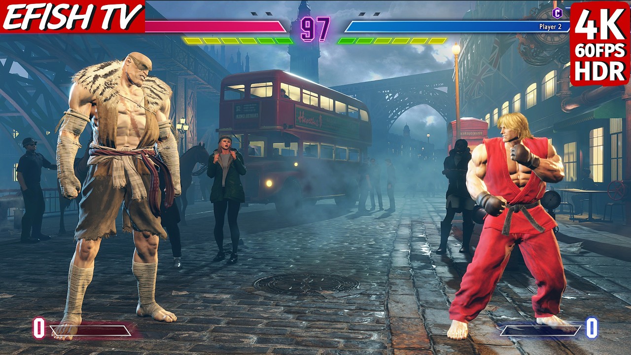 Sagat vs Ken (Hardest AI) - Street Fighter 6