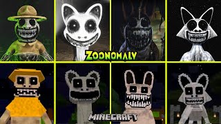 All Zoonomaly according to Minecraft version | Zookeeper Minecraft, Smilecat Minecraft