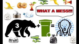 THREE Bears In The Trash?!! (VIDEO PROOF)