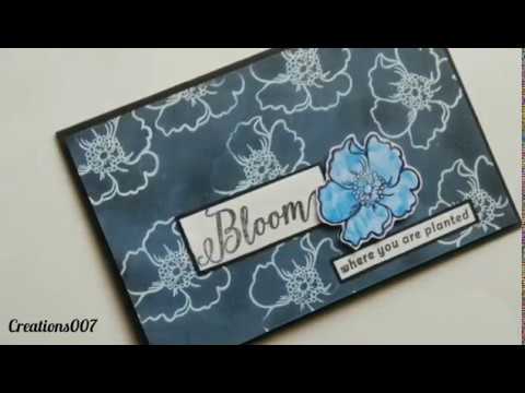 How To Stamp And Emboss for beginners | Creations007 tutorials - YouTube