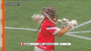 Canada vs USA Gold Medal Game Women's World Lacrosse Championship 2022