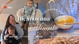 HICIMOS UNA MINI CAKE 🎂 | cocinando con mi bebé de 4 meses by ariana romero 68 views 1 month ago 9 minutes, 21 seconds