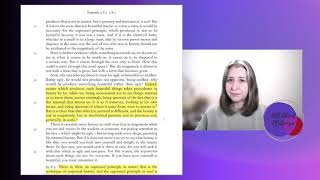 Plotinus Ennead 5:8 Video Clip