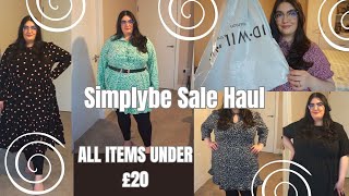 SIMPLY BE PLUS SIZE SALE HAUL & TRY ON