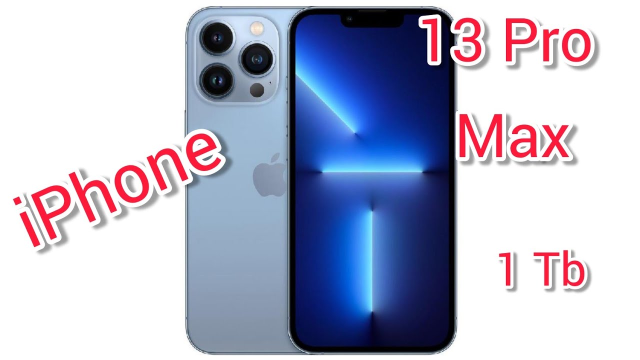 iPhone 13 Pro Max light blue unboxing review || capacity 1.02 TB