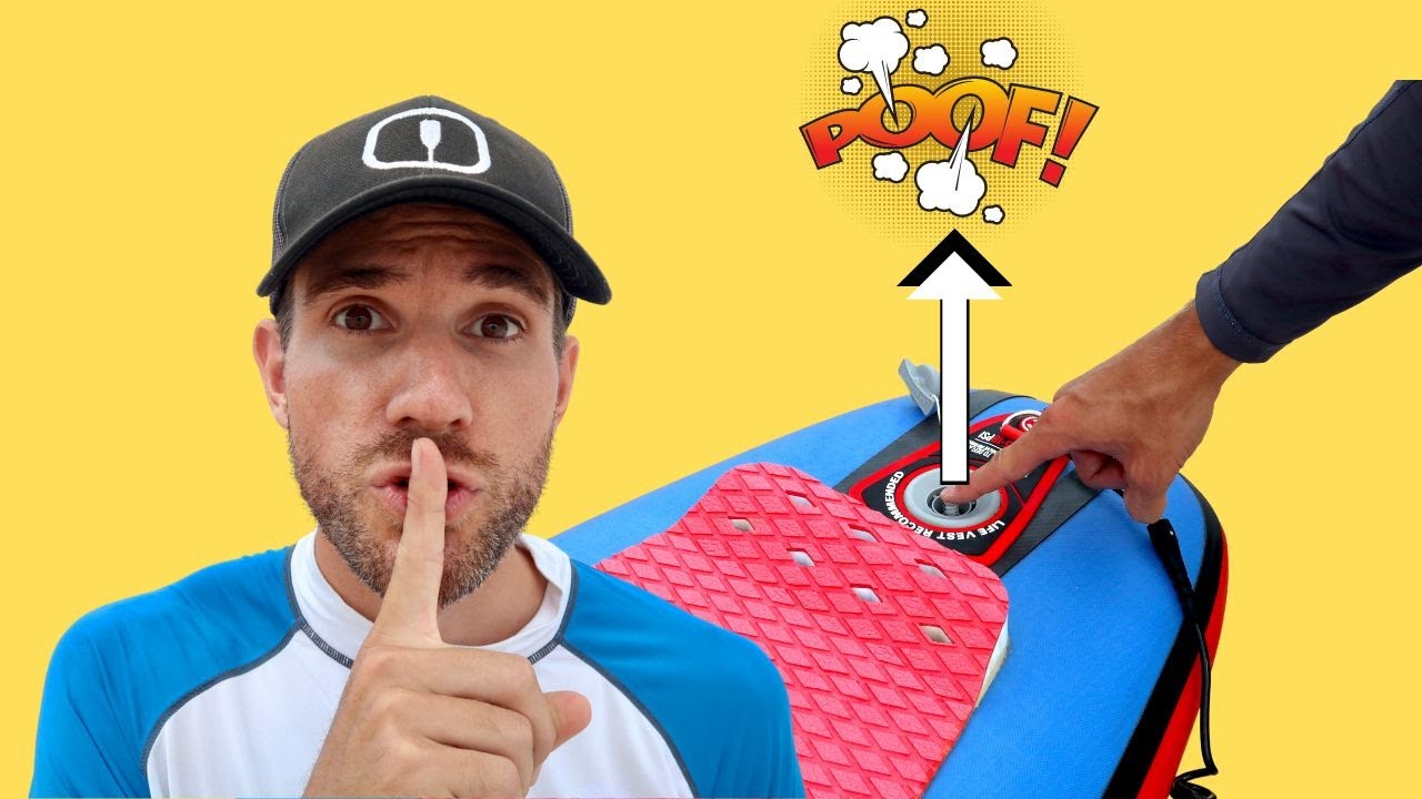How to "QUIETLY" deflate your PADDLE BOARD. YouTube