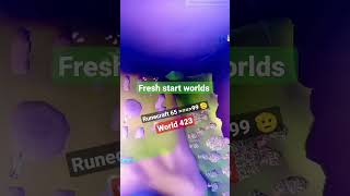 Fresh start worlds Guardian of the rift - Runecraft 65 / 99