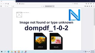 PHP | DomPDF | Image not found or type unknown | dompdf 1.0-2