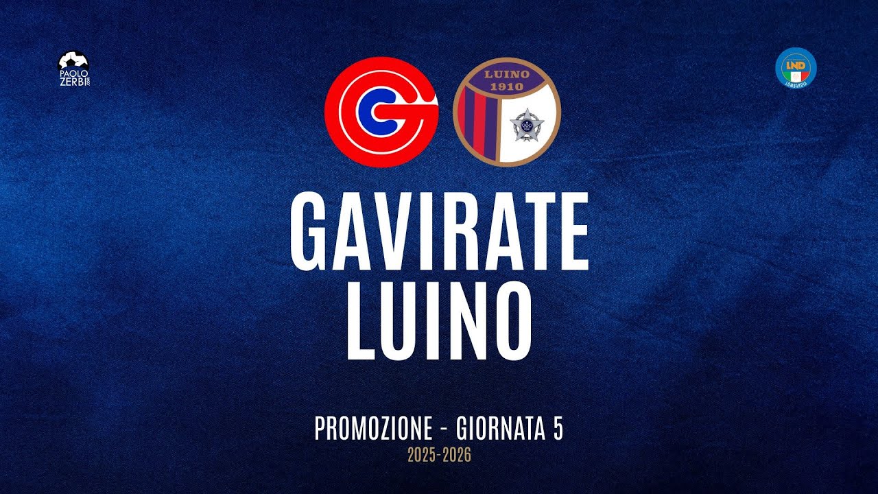 [HIGHLIGHTS] Promozione Girone C 25/26 - | Giornata 5 | Gavirate ...