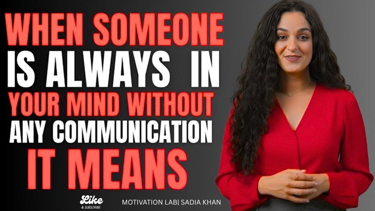 When Someone Is Always in Your Mind Without Any Communication, It Means | psychology Facts
