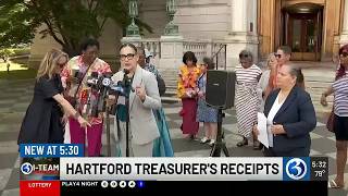 P-card records show massage office chairs, jackets, TSA PreCheck approved under former Hartford t...