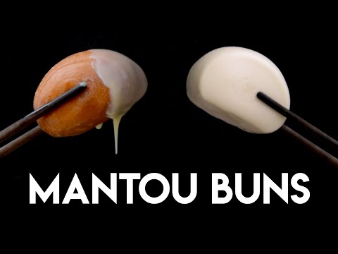Southern-style mantou, steamed and deep-fried, from the video