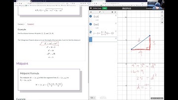 Extra Video: Using Desmos to Visualize the Distance Formula