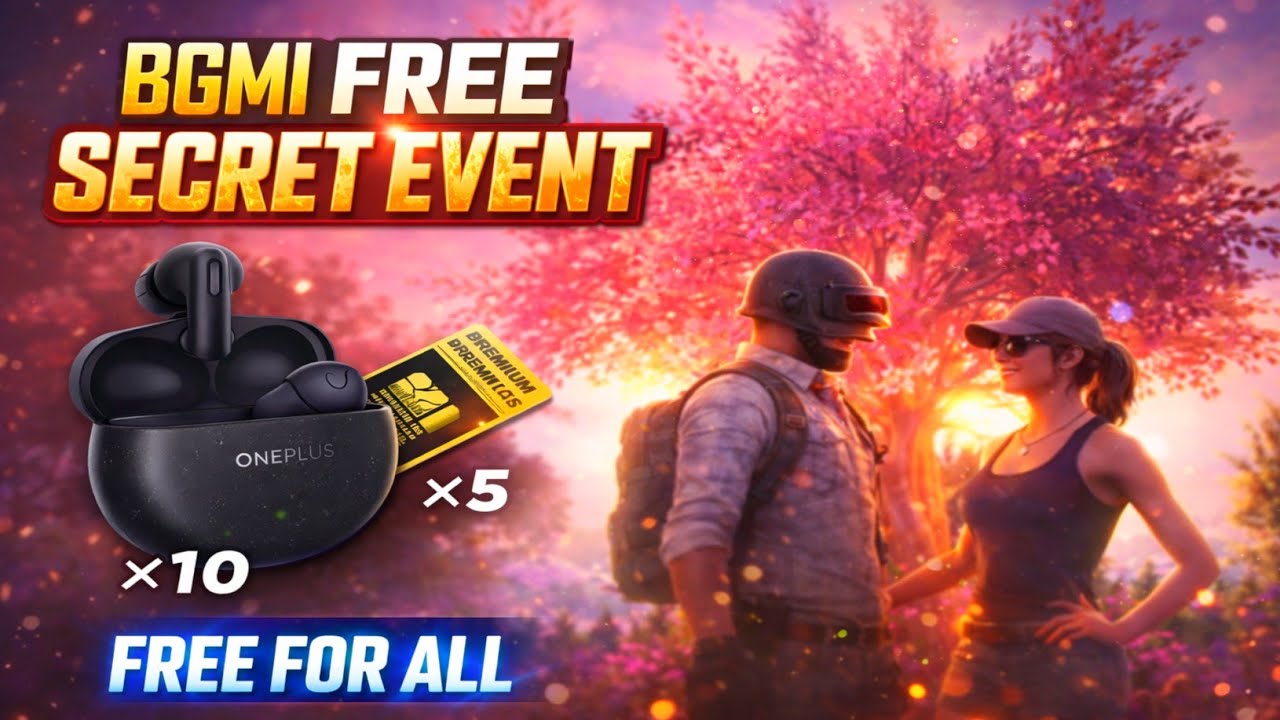 😍BGMI FREE SECRET NEW EVENT | GET FREE 5 PREMIUM CRATE & 10 ONE PLUS EARBUDS | NEW SUPPLY CRATE