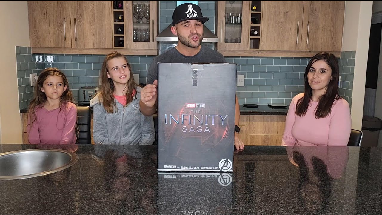We Unbox this Insanely Realistic MK7 Iron Man Helmet from Killerbody! - Family Unboxing