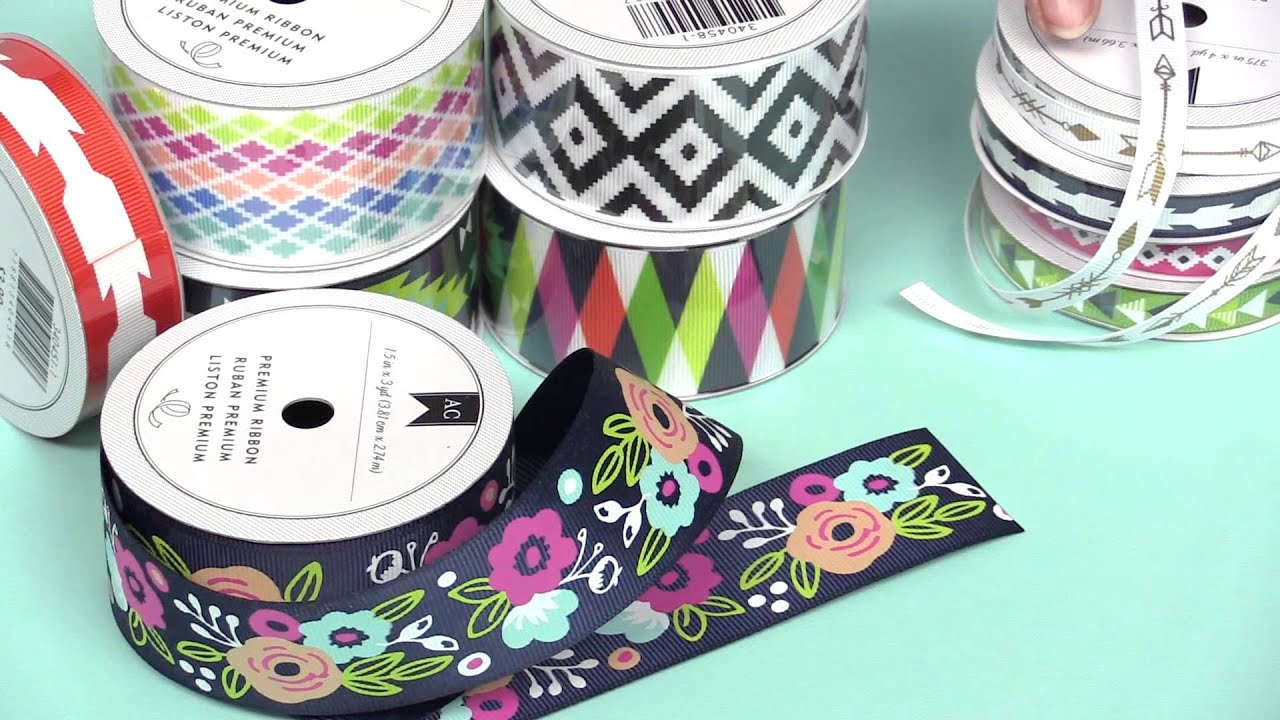 American Crafts Ribbon YouTube