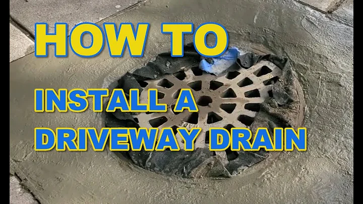 How to Install a Driveway Drain