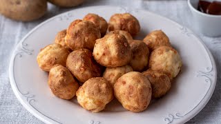 Buñuelos de patata en freidora de aire