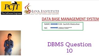 DBMS Task-10