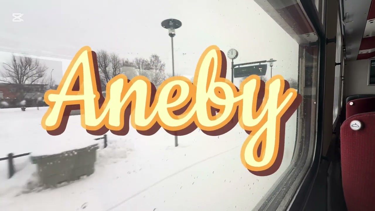 Bus Ride & Train Ride Till Tranås & Promenad.M.M.2026.01.14.