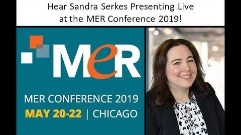 Sandra Serkes Speaking at MER